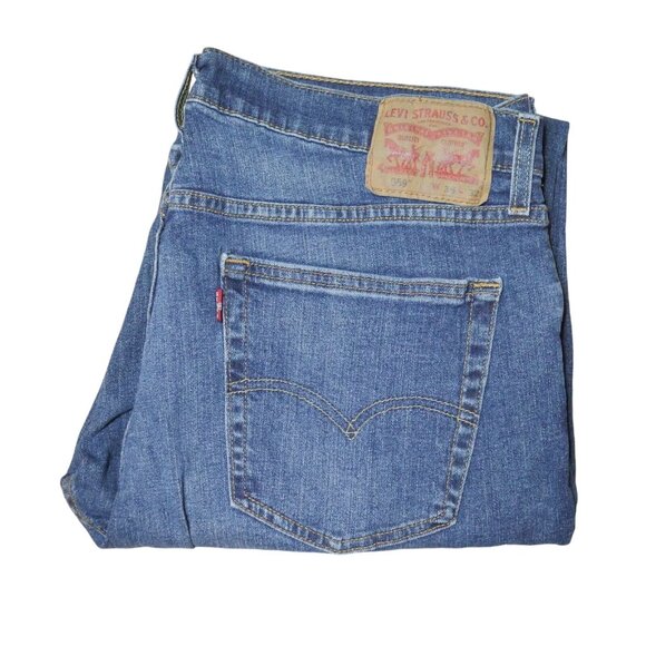 Levi's 559 Relaxed Straight Fit Jeans Big Men's Size 36x32 Medium Stonewash NWT - Picture 6 of 10